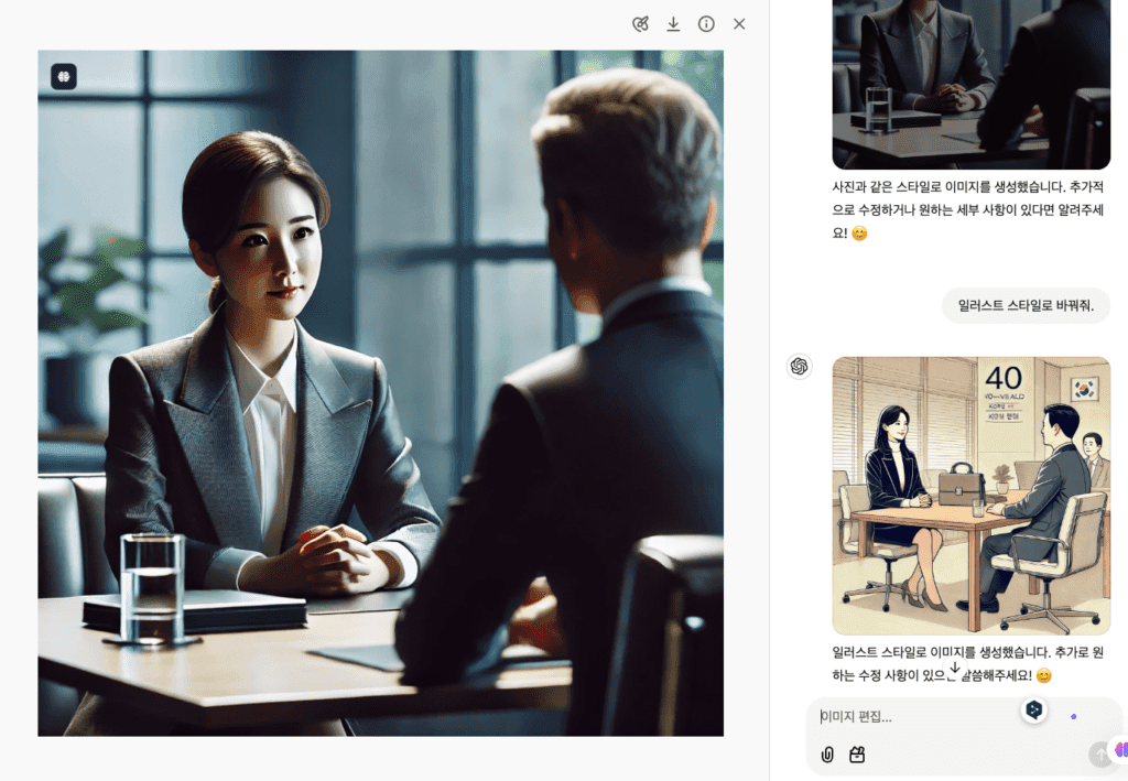 ChatGPT에서 DALL-E로 ai 그림